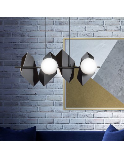 Designerskia lampa wisząca Emibig DRIFTON 4 BLACK EM636/4