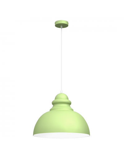 zielona metalowa lampa wisząca do pokoju dziecka lub kuchni Milagro MLP7983 CORIN GREEN 1xE27