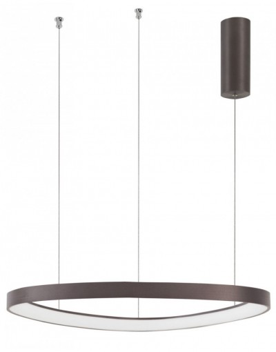 Niecodzienna lampa Luces Exclusivas TAFI LE41481 - kolor lampy - kawowy brąz, materiał - aluminium/akryl