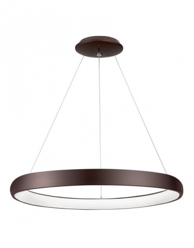 Piękna lampa Luces Exclusivas TOLU LE41494 - kolor lampy - brązowy, materiał - aluminium/akryl