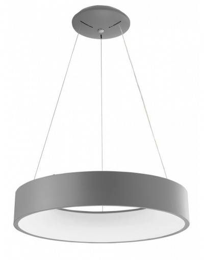 Nowoczesna lampa Luces Exclusivas TOME SMART LE41537 - kolor lampy - szary, materiał - aluminium/akryl