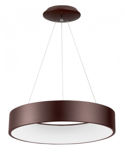 Niepowtarzalna lampa Luces Exclusivas TOME SMART LE41540 - kolor lampy - brązowy, materiał - aluminium/akryl