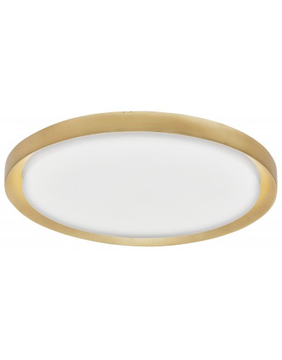 Nowoczesna lampa Luces Exclusivas ANCUD LE41568 - kolor lampy - biały/złoty (struktura niejednolita), materiał - metal/a