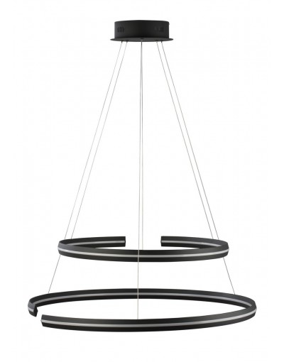 Niecodzienna lampa Luces Exclusivas BELLO LE41596 - kolor lampy - czarny mat, materiał - aluminium/akryl