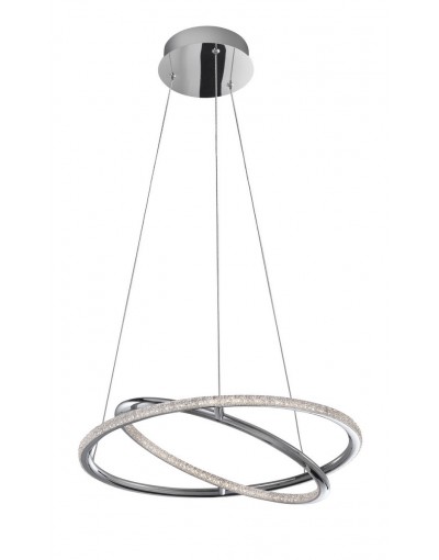 Stylowa lampa Luces Exclusivas MIAMI LE41684 - kolor lampy - chrom, materiał - aluminium