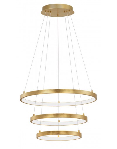Wyjątkowa oprawa oświetleniowa Luces Exclusivas NUEVE LE41709 - kolor lampy - złoty (struktura niejednolita), materiał -