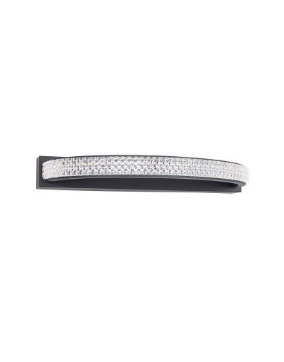 Stylowa lampa Luces Exclusivas OBERA LE41714 - kolor lampy - czarny, materiał - aluminium/akryl