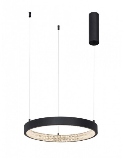 Niepowtarzalna lampa Luces Exclusivas MORON LE41722 - kolor lampy - czarny, materiał - aluminium/akryl