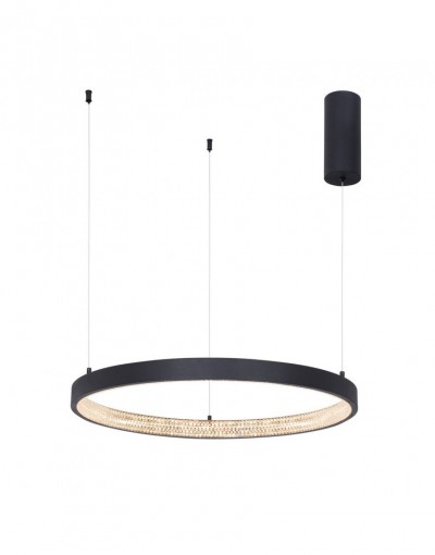 Niecodzienna lampa Luces Exclusivas MORON LE41723 - kolor lampy - czarny, materiał - aluminium/akryl