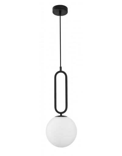 Wyjątkowa oprawa oświetleniowa Luces Exclusivas PINTO LE41765 - kolor lampy - biały/czarny, materiał - metal/szkło