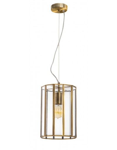 Nowoczesna lampa Luces Exclusivas RUBIO LE41775 - kolor lampy - antyczny mosiądz, materiał - metal/szkło