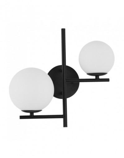 Piękna lampa Luces Exclusivas TURBO LE41802 - kolor lampy - biały/czarny, materiał - metal/szkło