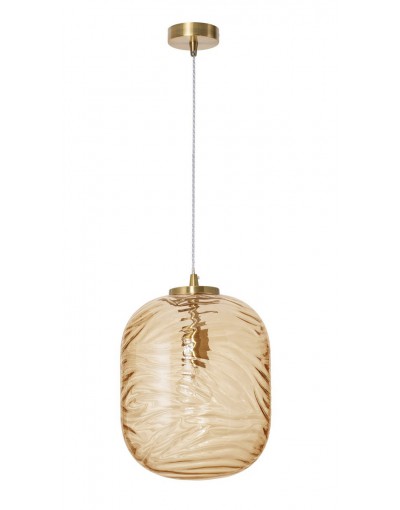 Niecodzienna lampa Luces Exclusivas ARENAS LE41873 - kolor lampy - mosiądz/szampański, materiał - metal/szkło