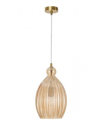 Wyjątkowa oprawa oświetleniowa Luces Exclusivas BARUTA LE41895 - kolor lampy - mosiądz/szampański, materiał - metal/szkł