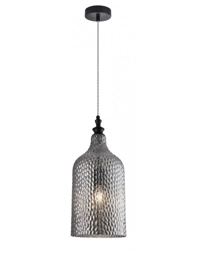 Nowoczesna lampa Luces Exclusivas BOCONO LE41899 - kolor lampy - dymiony/czarny mat, materiał - metal/szkło