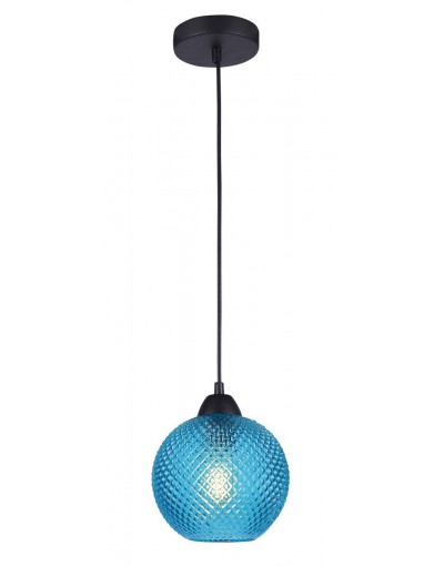 Wyjątkowa oprawa oświetleniowa Luces Exclusivas BUENOS LE41913 - kolor lampy - niebieski/czarny, materiał - szkło/metal