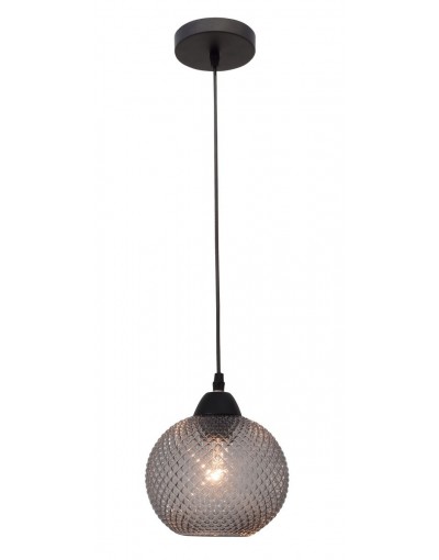 Niecodzienna lampa Luces Exclusivas BUENOS LE41915 - kolor lampy - szary/czarny, materiał - szkło/metal