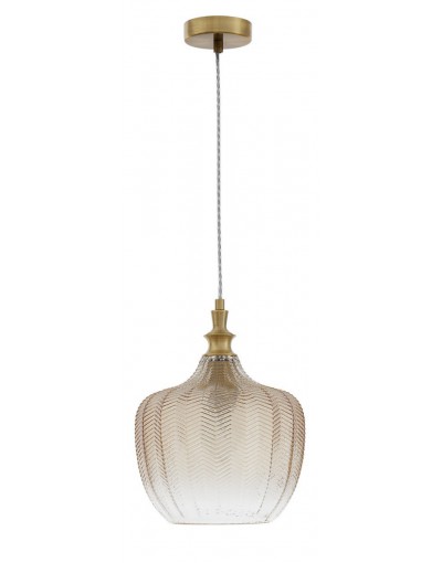 Piękna lampa Luces Exclusivas BURGOS LE41916 - kolor lampy - szampański/mosiądz, materiał - metal/szkło
