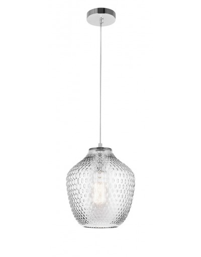 Nowoczesna lampa Luces Exclusivas CALAMA LE41923 - kolor lampy - transparentny/chrom, materiał - szkło