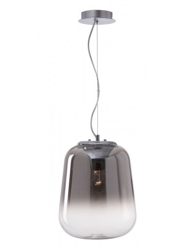 Stylowa lampa Luces Exclusivas CANADA LE41936 - kolor lampy - dymiony/chromowany , materiał - szkło/aluminium