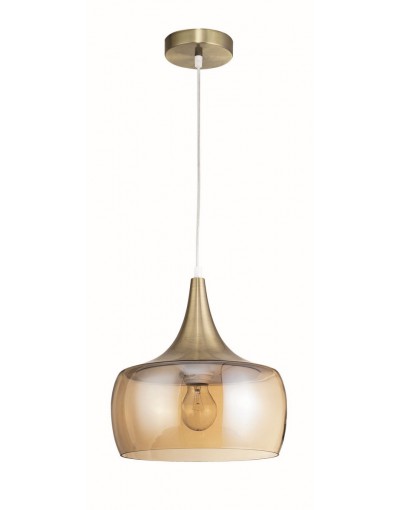 Nowoczesna lampa Luces Exclusivas CAREPA LE41947 - kolor lampy - bursztynowy/złoty, materiał - szkło/metal
