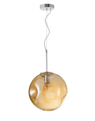 Stylowa lampa Luces Exclusivas CARORA LE41954 - kolor lampy - chromowany/szampański, materiał - metal/szkło