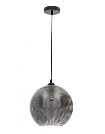 Niecodzienna lampa Luces Exclusivas CIUDAD LE41969 - kolor lampy - czarny/dymiony, materiał - szkło/metal