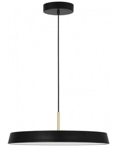 Nowoczesna lampa Luces Exclusivas CORUNA LE41977 - kolor lampy - czarny mat, materiał - aluminium/akryl