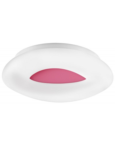 Nowoczesna lampa Luces Exclusivas JARDIN LE42076 - kolor lampy - biały/różowy, materiał - aluminium/akryl