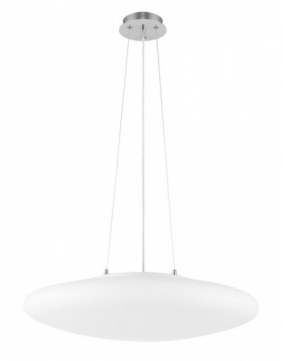 Stylowa lampa Luces Exclusivas LIBANO LE42077 - kolor lampy - biały/satynowy, materiał - metal/szkło