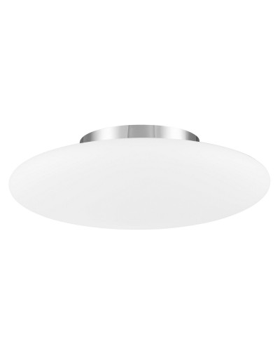 Wyjątkowa oprawa oświetleniowa Luces Exclusivas LIBANO LE42078 - kolor lampy - biały/chrom, materiał - metal/szkło