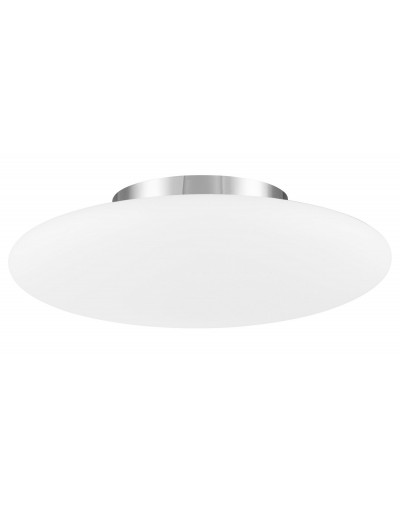 Niepowtarzalna lampa Luces Exclusivas LIBANO LE42079 - kolor lampy - biały/chrom, materiał - metal/szkło
