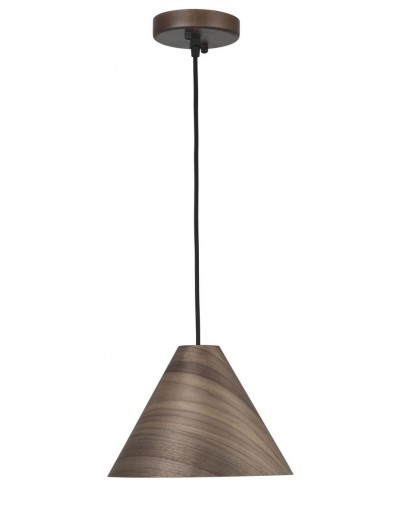 Niecodzienna lampa Luces Exclusivas MADRID LE42092 - kolor lampy - ciemny orzech, materiał - drewno