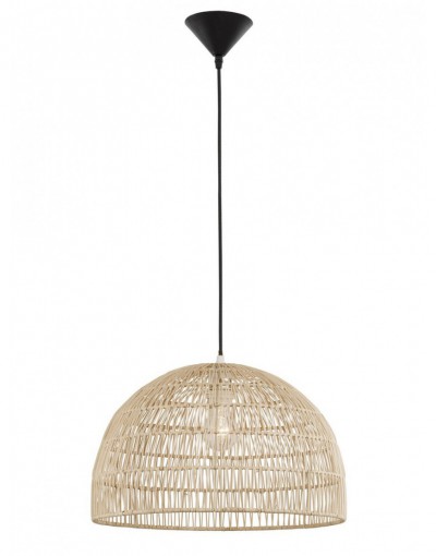 Piękna lampa Luces Exclusivas OVIEDO LE42131 - kolor lampy - naturalny ratan, materiał - ratan