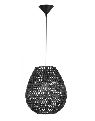 Stylowa lampa Luces Exclusivas PARANA LE42139 - kolor lampy - czarny, materiał - papier