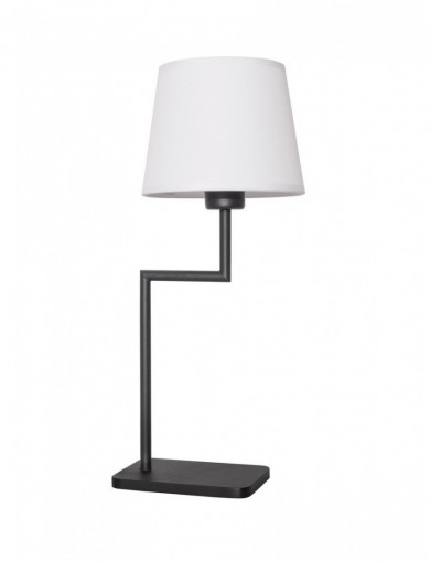 Nowoczesna lampa Luces Exclusivas BIRUACA LE42265 - kolor lampy - biały/czarny, materiał - tkanina/aluminium