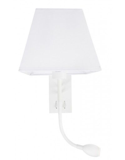 Nowoczesna lampa Luces Exclusivas CACERES LE42277 - kolor lampy - biały, materiał - aluminium