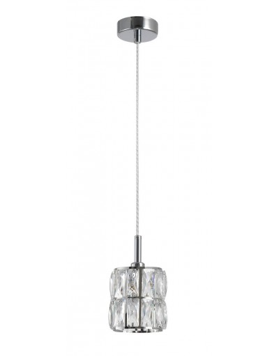 Niepowtarzalna lampa Luces Exclusivas CHARATA LE42323 - kolor lampy - transparentny/chrom, materiał - chrom/aluminium
