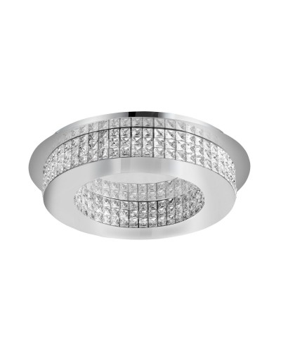 Stylowa lampa Luces Exclusivas CHILLAN LE42327 - kolor lampy - chrom, materiał - aluminium/kryształ