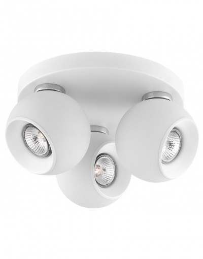 Nowoczesna lampa Luces Exclusivas MELILLA LE42476 - kolor lampy - biały, materiał - aluminium