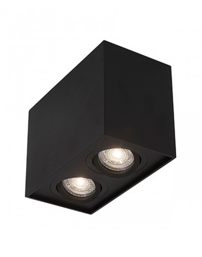 Stylowa lampa Luces Exclusivas CHIVACOA LE61453 - kolor lampy - czarny, materiał - aluminium