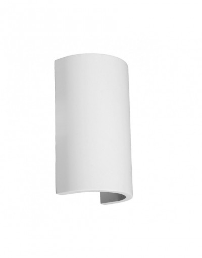 Stylowa lampa Luces Exclusivas COMODORO LE61487 - kolor lampy - biały, materiał - gips/szkło
