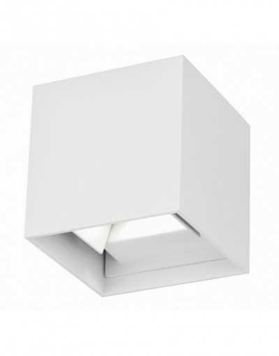 Niecodzienna lampa Luces Exclusivas QUIJORNA LE71357 - kolor lampy - biały, materiał - aluminium/szkło