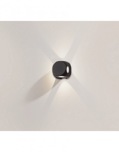Wyjątkowa oprawa oświetleniowa Luces Exclusivas QUILLOTA LE71361 - kolor lampy - czarny, materiał - aluminium/szkło