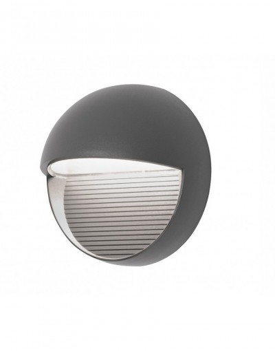Stylowa lampa Luces Exclusivas TARTAGAL LE71428 - kolor lampy - ciemnoszary, materiał - aluminium/szkło