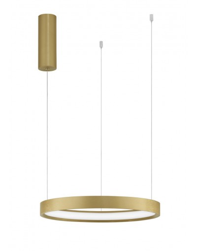 złota wspaniała lampa wisząca - nowoczesna ledowa Luces Exclusivas ZACAPU LE42789
