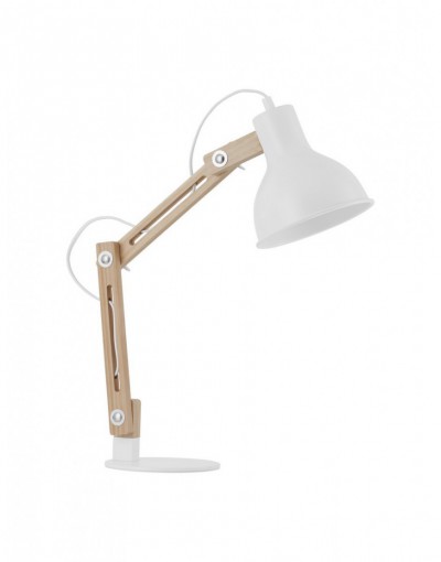 biała elegancka lampa stojąca - biurkowa  Luces Exclusivas TABASCO LE42943