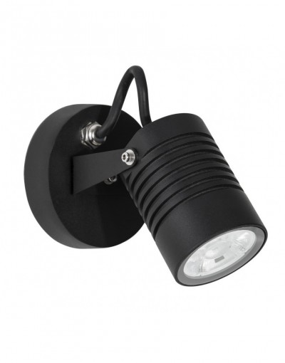 czarna elegancka lampa zewnętrzna - ścienna Luces Exclusivas CUMANAYAGUA LE71564