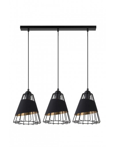 Sigma DENI SIG40541 lampa wisząca kolor czarny / złoty