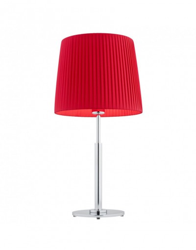 lampa stołowa 1 pł.  ASTI kolor czerwony, chrom